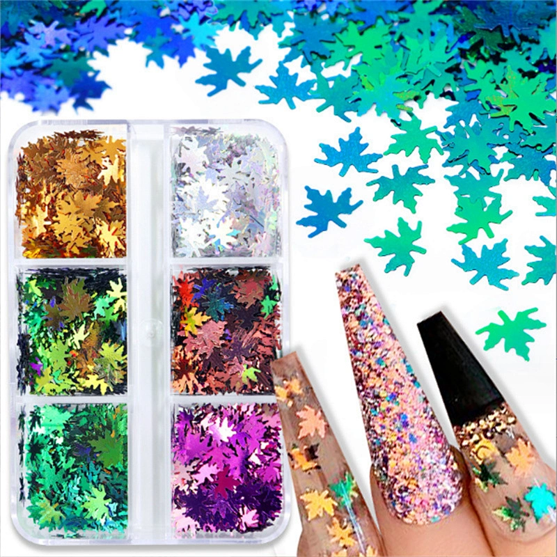 Maple Leaf Nail Sequins